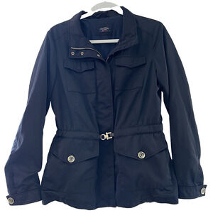 Paul & Shark Yachting Field Jacket Mens SZ M Navy & Gold Hardware Made In Italy